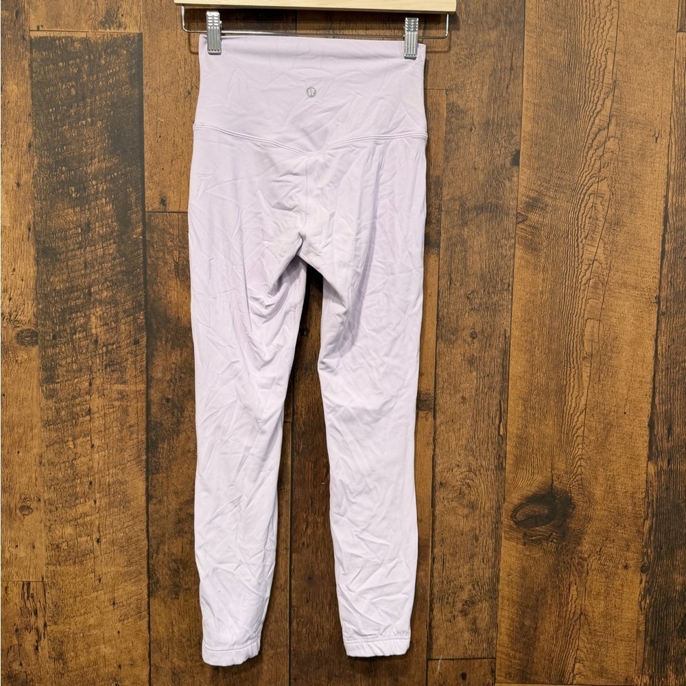Lululemon Align Pant 25” Lavender Dew size 4 EUC - Picture 3 of 6